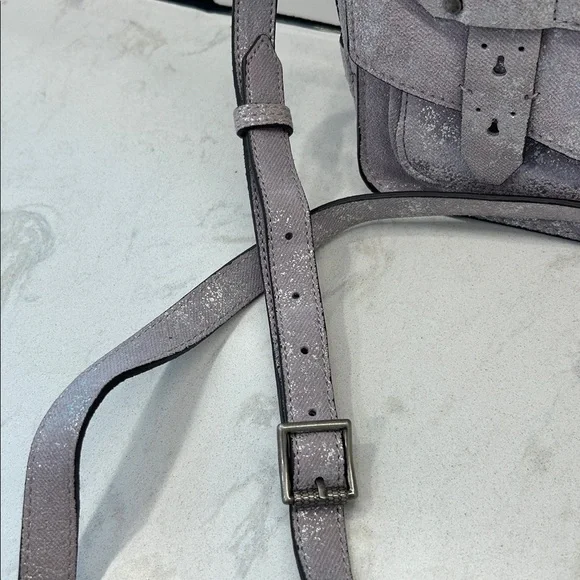 Aimee Kestenberg Leather Flap Crossbody City Gypsy Lavender Denim NWT